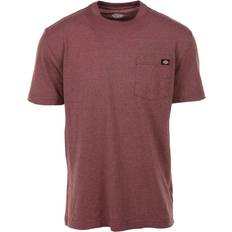 Dickies Short Sleeve Heavyweight Heathered T-shirt - Burgundy