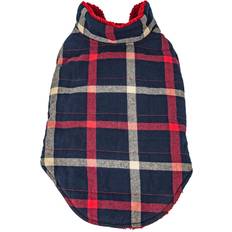 Petlife Allegiance Classical Insulated Plaid Fashion Dog Jacket Small