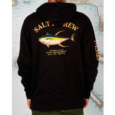 Salty Crew AHI Mount Hooded Sweatshirt Colour: Black