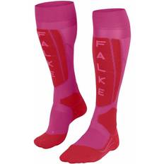 Men - Pink Socks Falke Sk5 Skiing Knee-High Socks