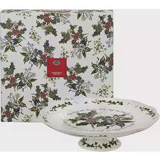 Portmeirion Cake Plates Portmeirion Holly And Ivy 26cm Pierced Footed Cake Plate