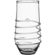 Mouth-Blown Drinking Glasses Juliska Amalia Clear Acrylic Large Beverage Drinking Glass