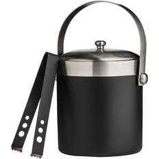 Premier Housewares with Tongs Black Ice Bucket