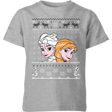 Disney Frozen Elsa and Anna Kid's Christmas T-Shirt 11-12
