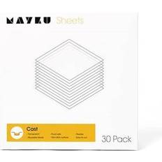Cast Transparent 0.5mm PETG Food-safe Sheet 30 Pack Mayku