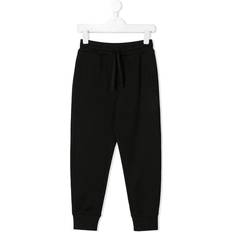 Dolce & Gabbana Kid's Branded Plaque Sweatpants - Black (L4JPT0)