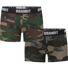 Camouflage Men's Underwear Brandit Boxer Underkläder Camo-Brun