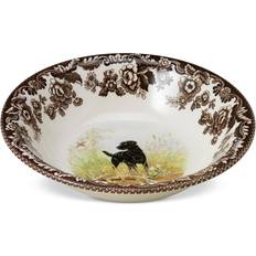 Spode Woodland Black Lab Cereal Soup Bowl