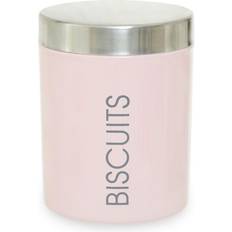 Silver Kitchen Containers Premier Housewares Liberty Light Pink Biscuit Canister Kitchen Container