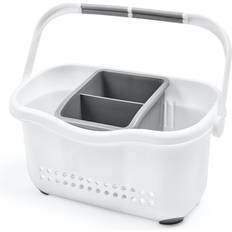 Utensil Holders Addis Premium Range Sink Caddy White Grey Utensil Holder