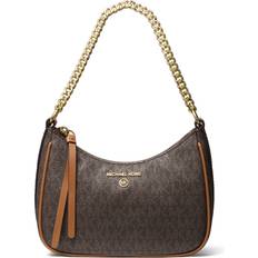 Michael Kors Jet Set Charm Small Logo Shoulder Bag - Brown/Acorn