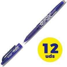 Blue Ballpoint Pens Pilot FriXion Erasable Rollerball Fine Blue Pack of 12 224101203