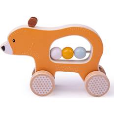 Bigjigs Wooden Push Along Bear