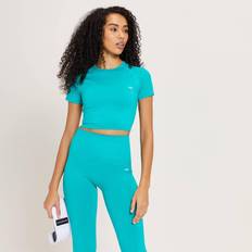 MP Women's Shape Seamless Crop Top Lagoon