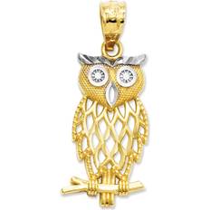 Macy's Owl Charm - Gold/Silver