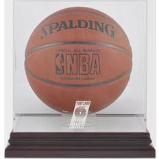 Fanatics Portland Trail Blazers Mahogany Team Logo Basketball Display Case with Mirrored Back