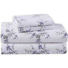 Laura Ashley Flannel Bed Linen Purple (243.84x167.64cm)