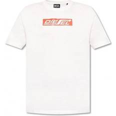 Diesel Men - White Clothing Diesel T Diegor Logo T Shirt