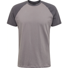 Urban Classics Raglan Contrast T-shirt - Grey/Charcoal