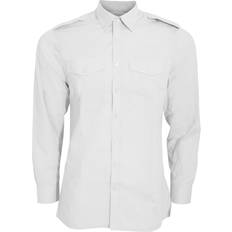 Kustom Kit Pilot Shirt - White