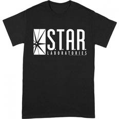 The Flash Unisex Adult Star Labs T-Shirt (Black/White)