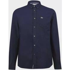 Lacoste M Shirts Lacoste Button Down Oxford Shirt - Navy