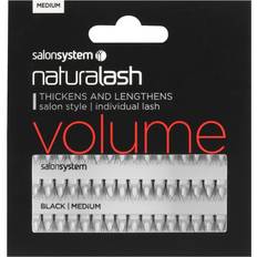 Salon System Volume Individual Lashes Black Medium