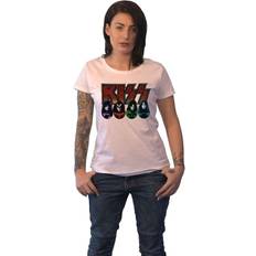 Kiss Logo, Faces & Icons Ladies T-shirt