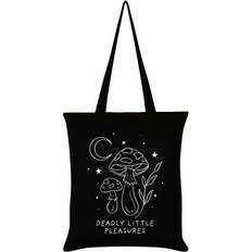Grindstore Deadly Little Pleasures Tote Bag (One Size) (Black/White)