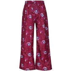 Regatta Childrens/kids Wonder Peppa Pig Waterproof Over Trousers (raspberry Radiance)