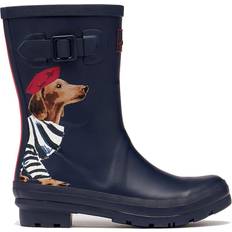 45 ½ Wellingtons Joules Molly - Navy Sausage Dog