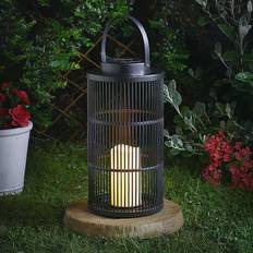 Smart Solar Urbane Large Black Lantern