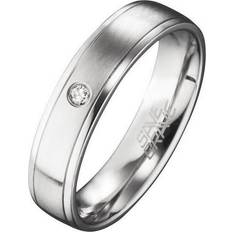 Save Brave Men's Ring - Silver/Transparent