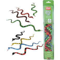 Wild Republic Nature Tube of Snake Figurines with Playmat SNAKE