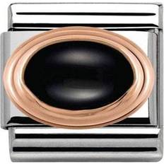 Nomination Composable Classic Link Charm - Silver/Rose Gold/Black