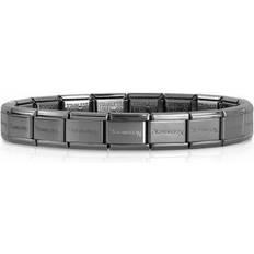 Grey Bracelets Nomination Classic Link Gun Metal Base Bracelet - Grey