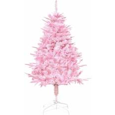 Homcom Pink Pop-up Artificial 120cm, Pink Christmas Tree