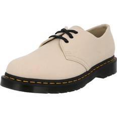 White Derby Dr. Martens 1461 Natural Canvas Snörsko Unisex