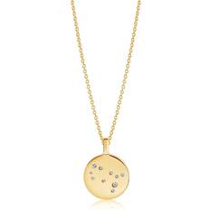 Sif Jakobs Zodiaco Leo Pendant - Gold/Transparent