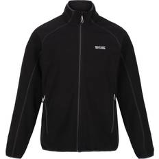 Regatta Mens Hadfield Full Zip Fleece Jacket (Black)