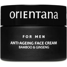 Orientana Natural Face Cream For Men Bamboo And Ginseng Anti-Ageing Face Cream Regenerates Nourishes Moisturizes Smoothes & Reduces Wrinkles 50g