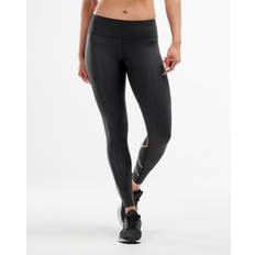 Gold - Women Tights 2XU Force Mid-Rise Compression Tights