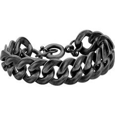 Grey - Men Bracelets Police S14v102b Bracelet