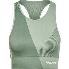 Hummel Sportswear Garment Bras Hummel MT Unite Seamless Sports Top - Green