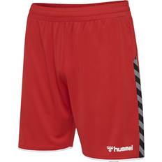 Hummel Authentic Polyester Shorts-red-yl