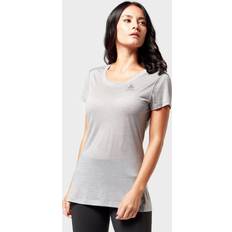 Red - Women Base Layer Tops Odlo Women's Natural Light Baselayer Crew