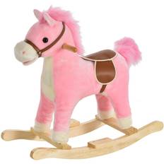 Homcom Rocking Horse Moving Mouth Tail Sounds