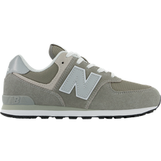 New Balance Big Kid's 574 Core - Grey with White