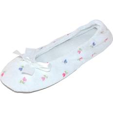 Isotoner Embroidered Ballerina Slippers