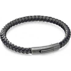 Grey Bracelets Fred Bennett & Leather Woven Bracelet